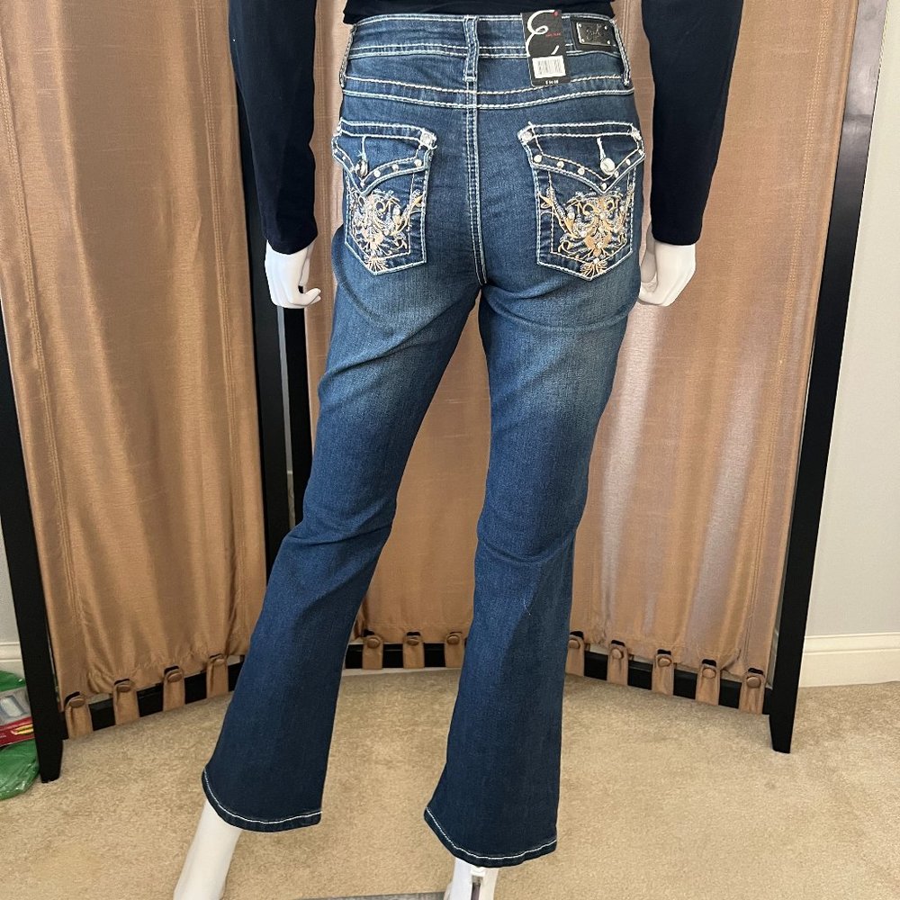 earl jeans 6P embellished stone washed
